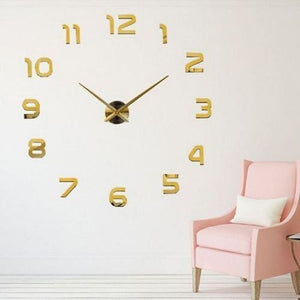 Grande Horloge Murale Design 3D 1,20m