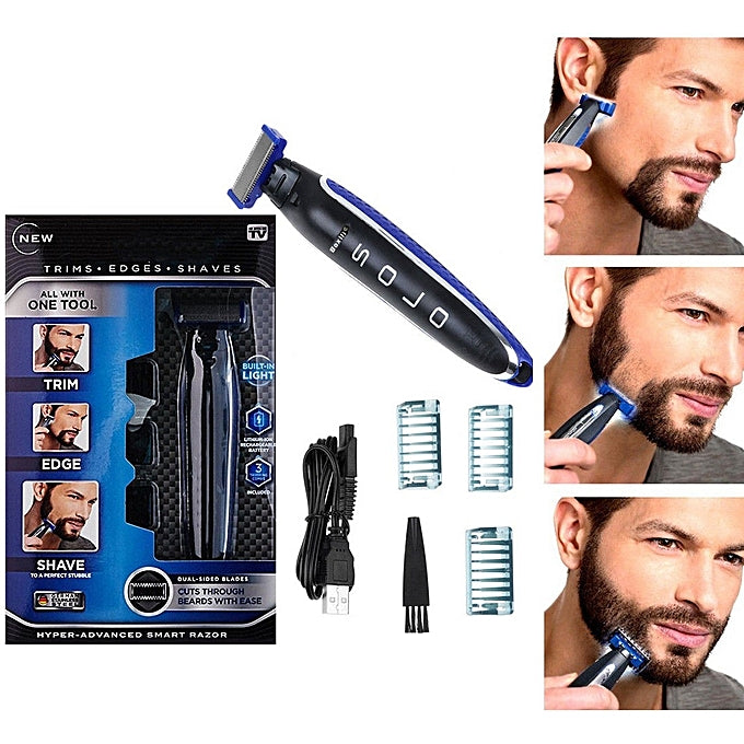 SOLO Rasoir et Tondeuse rechargeable pour Homme - 3 EN 1 pour se faire beau tout seul