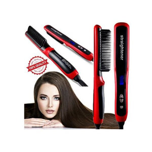 Nouvelle Brosse Hair Straightener Lissante et Chauffante électrique avec lcd