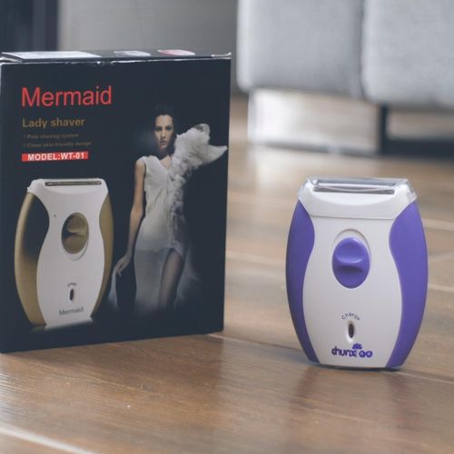 MERMAID -Rasoir électrique pour femme rechargeable pour épilation de corps rend la peau douce et propre