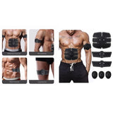 Smart Ceinture musculation électrostimulation EMS pour abdominaux, biceps, triceps, cuisses, dos, épaules...