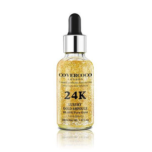 Covercoco 24K - Ampoule de luxe en or solution de soin-Sérum pour visage Hydratant Blanchissant Anti-acné  Anti-âge  Anti-Rides