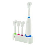 Brosse à Dents Electrique Rotative avec 3 Têtes de Brosse de Rechargement- Nettoyage Dentaire Soins des Dents