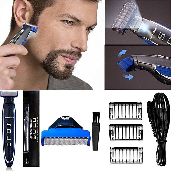 SOLO Rasoir et Tondeuse rechargeable pour Homme - 3 EN 1 pour se faire beau tout seul