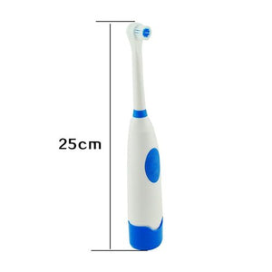 Brosse à Dents Electrique Rotative avec 3 Têtes de Brosse de Rechargement- Nettoyage Dentaire Soins des Dents