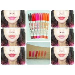 12 crayons à lèvres Avec 12 Couleurs-True Lips MZ.LUX