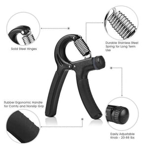 Musculation Main Hand Grip Exercice Portable Fitness Grip 10-50 Kg