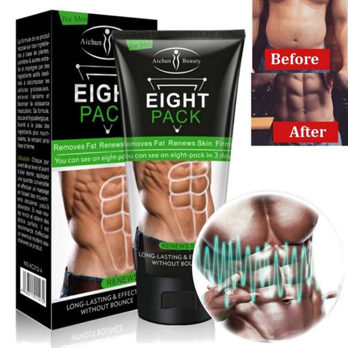 Pack de Crème et Huile amincissante donne un Ventre Plat pour Homme et Femme-Eight Pack